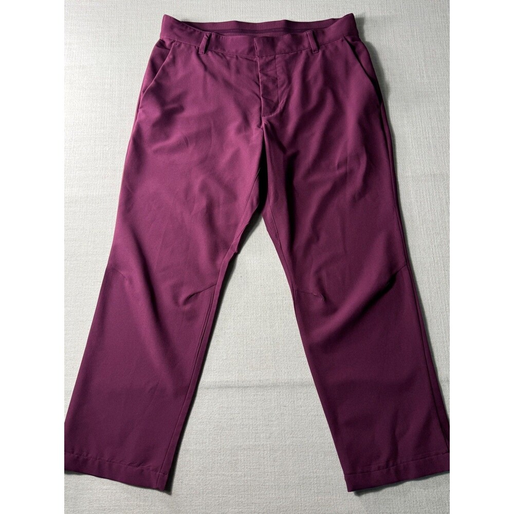 Nike Golf Men’s Dri Fit Vapor Slim Fit Performance Trousers Plum 32x30 Athletic